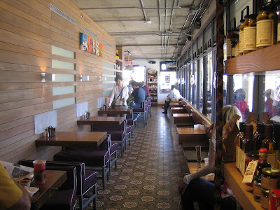 Foodbar - seating area Foodbar - seating area