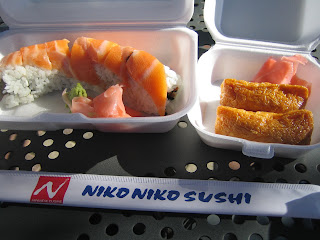 Niko Niko Sushi - genki roll and inari Niko Niko Sushi - genki roll and inari