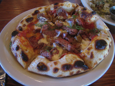 Humble Pie - Shreiner's Sicilian Sausage, roasted fennel, fresh mozzarella and tomato sauce Humble Pie - Shreiner's Sicilian Sausage, roasted fennel, fresh mozzarella and tomato sauce