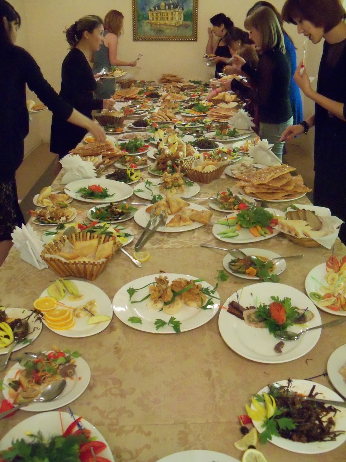 Adventures in Kazakhstan KazakhAmerican Wedding Part 2 Food!