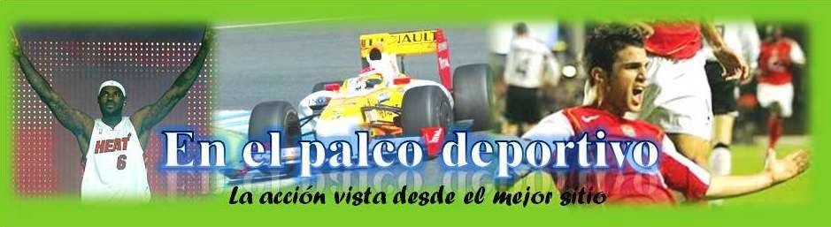 En el palco deportivo