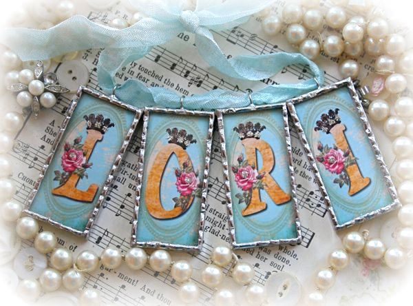 New Initial Charms & Embellished Bottles