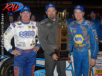 Podium at Kyle West race: Moses Smith (L), Greg Pursley (C) and Eric Holmes