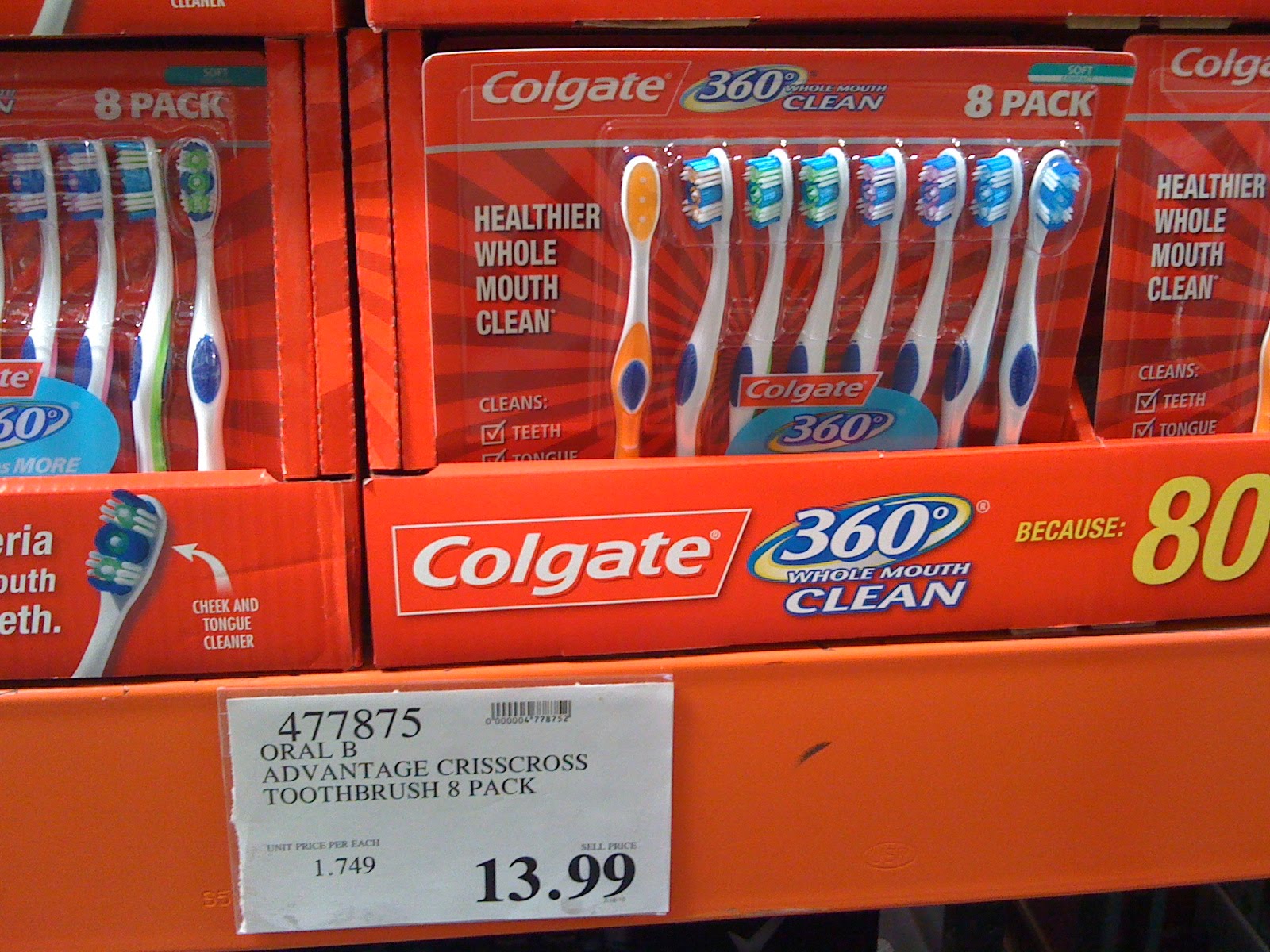 Toothbrushes, Colgate, Oral B, 13.99 (477875)