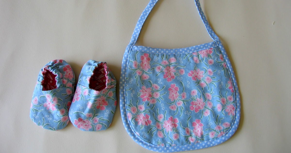 Needle and Spatula Baby bibs and shoes