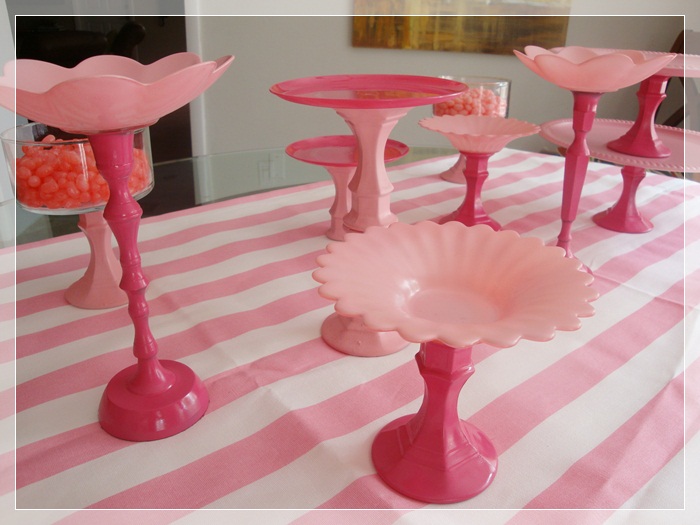 sweet bambinos Dollar Store Tiered Trays