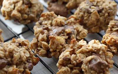 PB+%26+Banana+Choc+Chunk+Cookies+2 Peanut Butter & Banana Chocolate Chunk Cookies