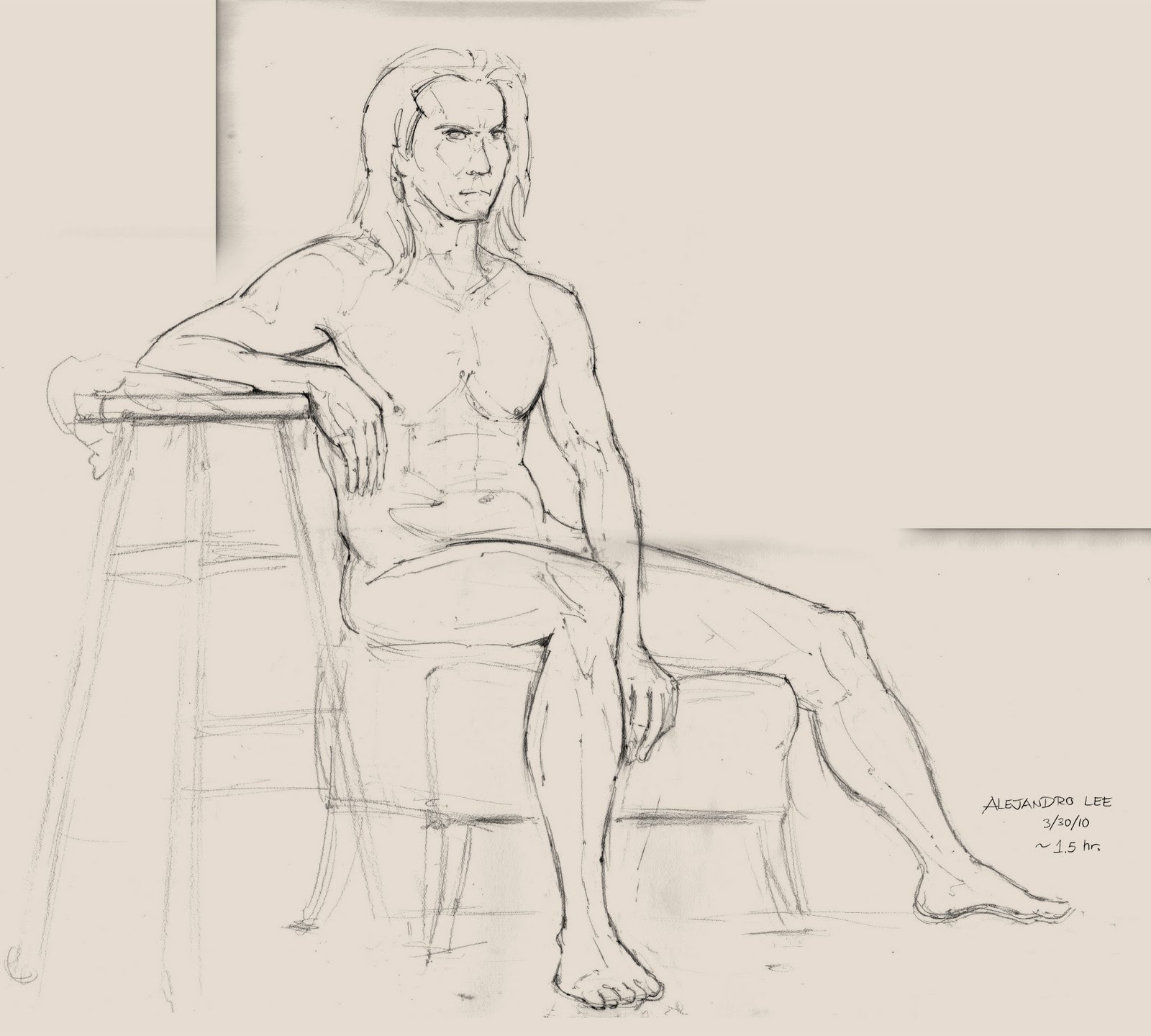 Line Art Figures : Figure lines alejandro lee line drawings