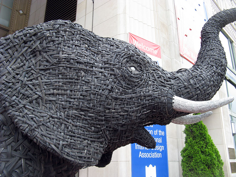 ArchitectureChicago PLUS Elephant at the Mart? Must be NEOCON, which
