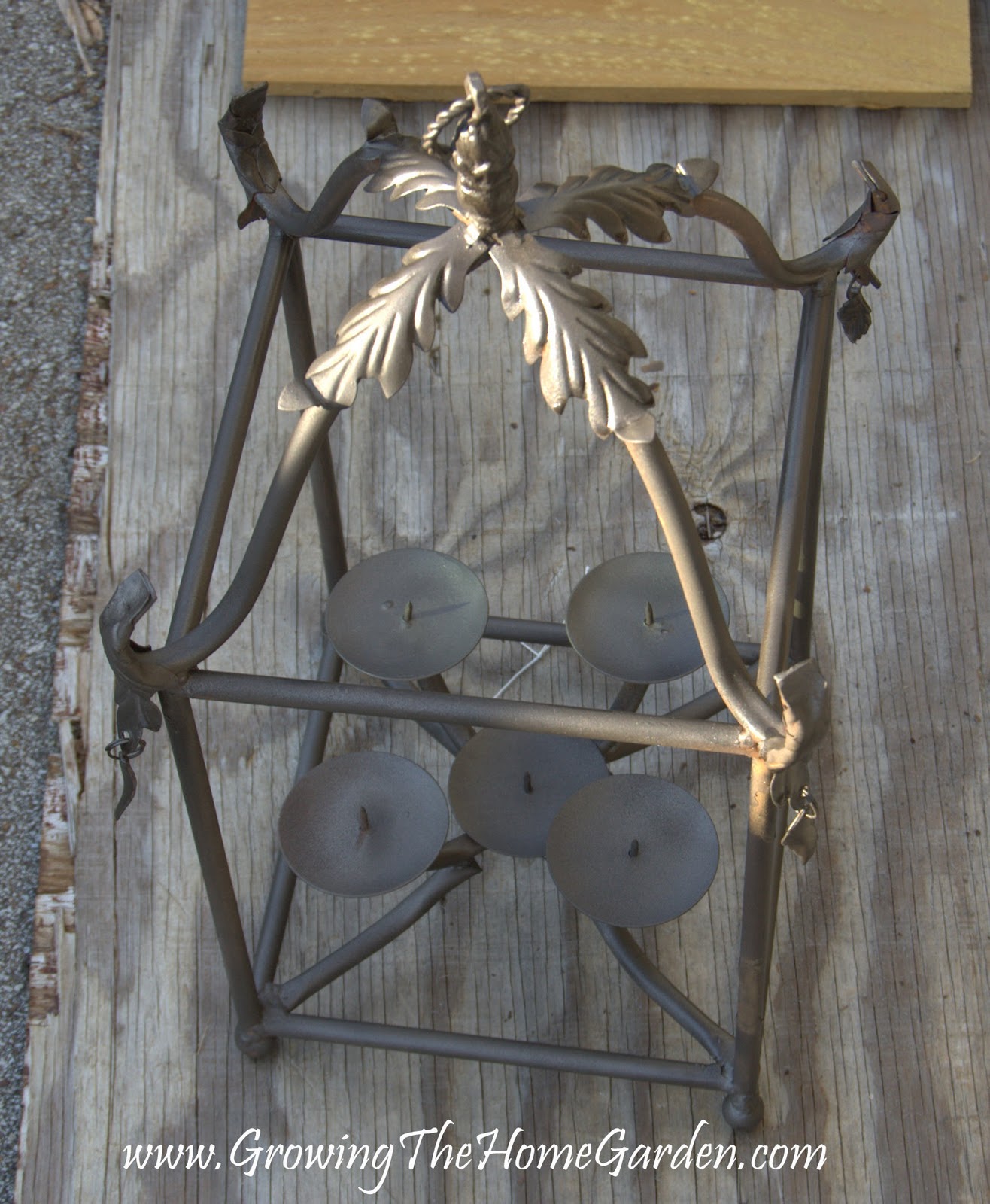 A Candle Holder for the Garden Growing The Home Garden