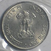 1 rupee mahatma gandhi centenary 1969