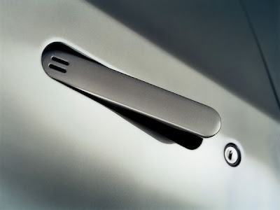 Huge shaved door handles on a street rod want more
