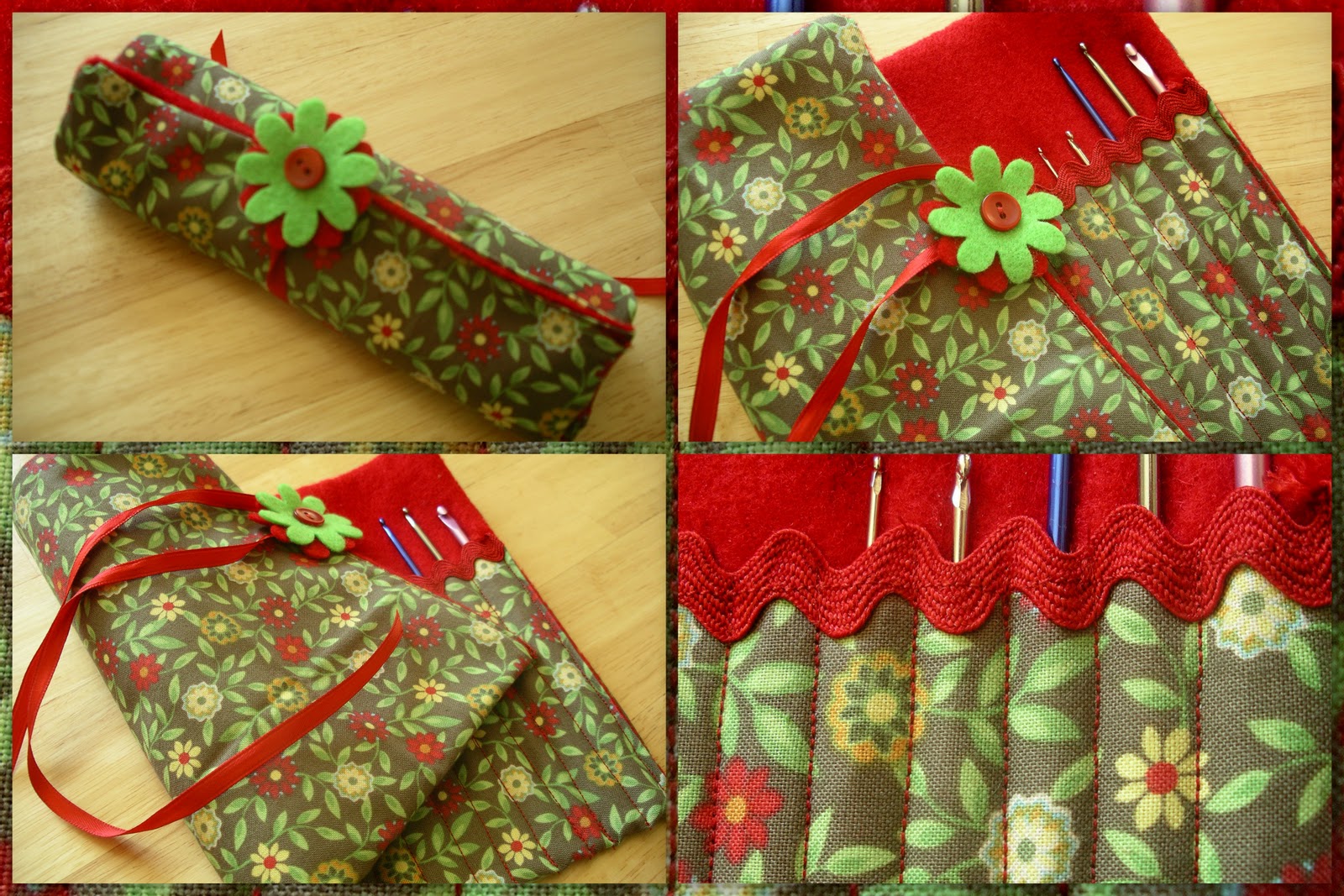 No time to be bored Crochet Hook Holder