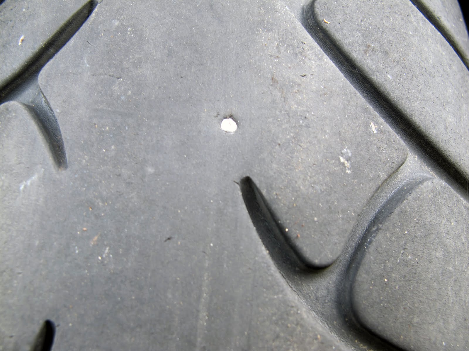 Weirdly enough, I've never had a nail in a motorcycle tire before