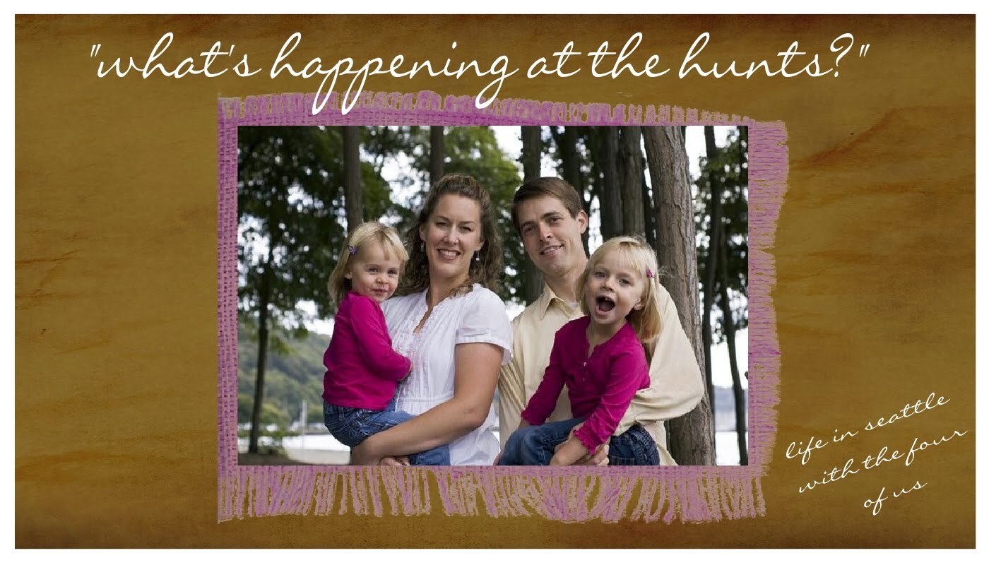 "What's happening at the Hunts?"