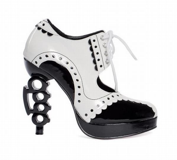 Exotic Pistol gun high heel shoes Just For Laugh