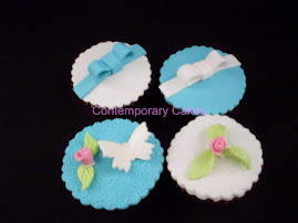 Assorted shabby chic cupcakes