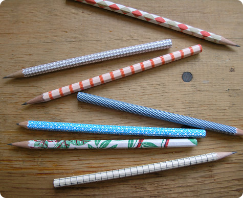 pencils and paper