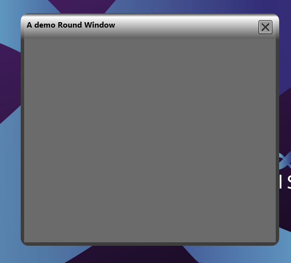 Cool Borderless Rounded WPF Form Extreme Developer