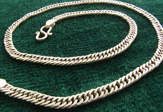 silver barbada necklace crafted fine jewelry hand double