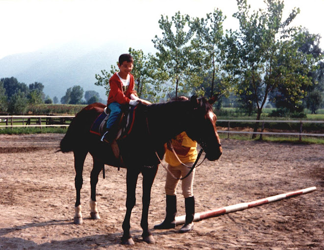 io a cavallo su romina