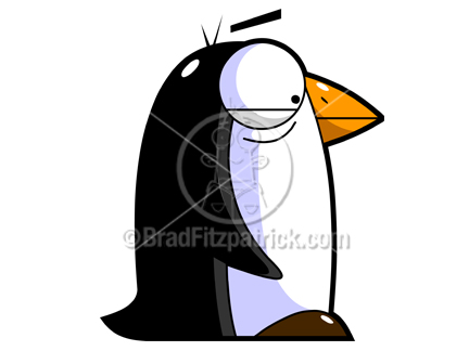 cartoon penguin clip art