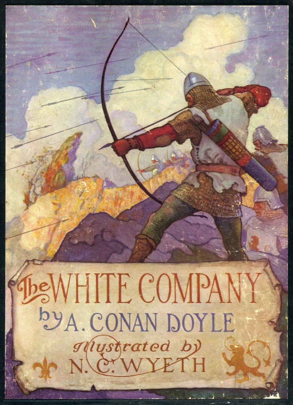 All story N. C. Wyeth The White Company by A. Conan Doyle Published by