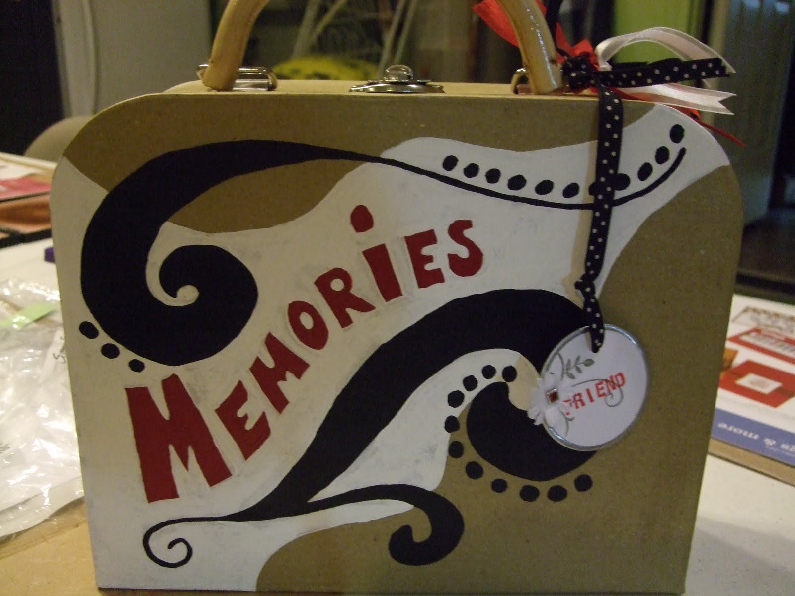 Deb's Stamp Pad Painted Memory Boxes