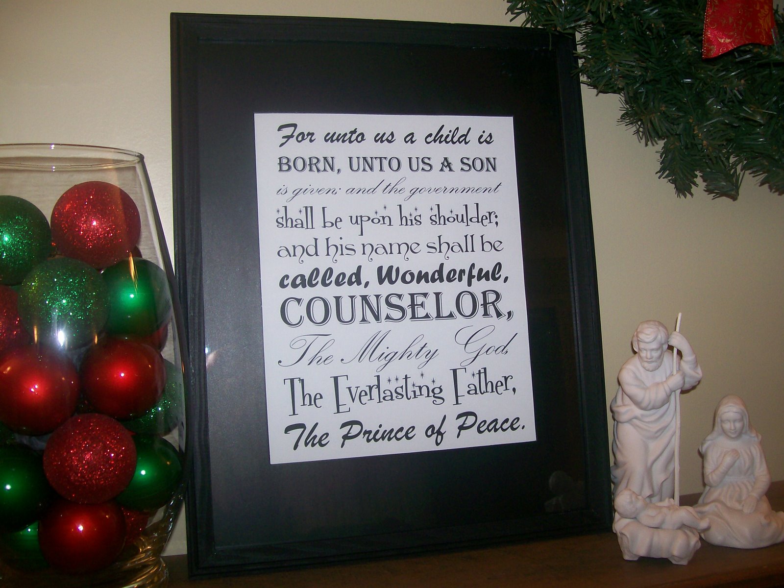 Serving Pink Lemonade Christmas Decor