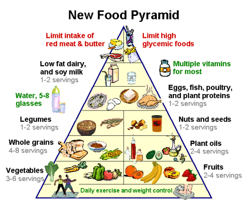The New Food Pyramid to the