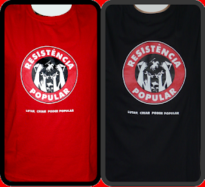 Camisetas da Resistência Popular