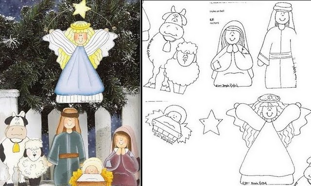 PASO A PASO CON JEANNINE: MOLDES PESEBRE , BELEN, NACIMIENTO