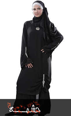 أزياء محجبات جديدة Black+abaya