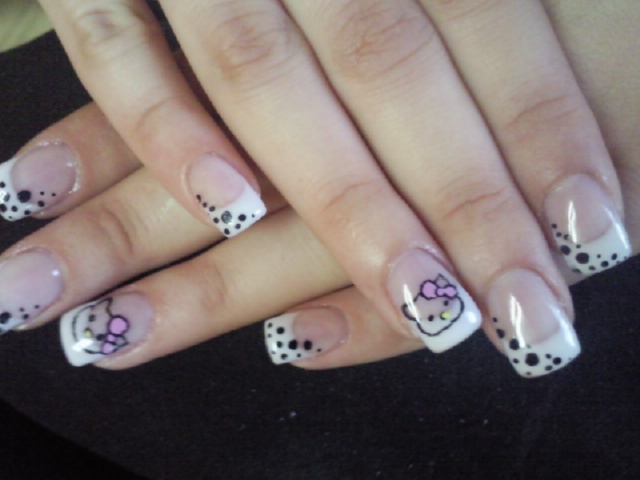 Hello Kitty Nails 3d. am happy Hello+kitty+nails
