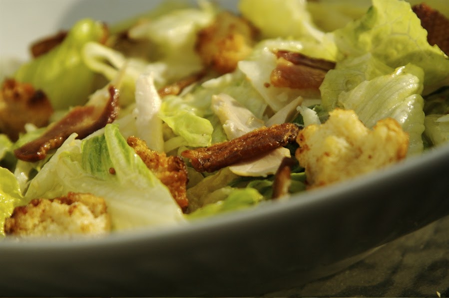 Madeline's Adaptations Jamie Oliver's Chicken Caesar Salad
