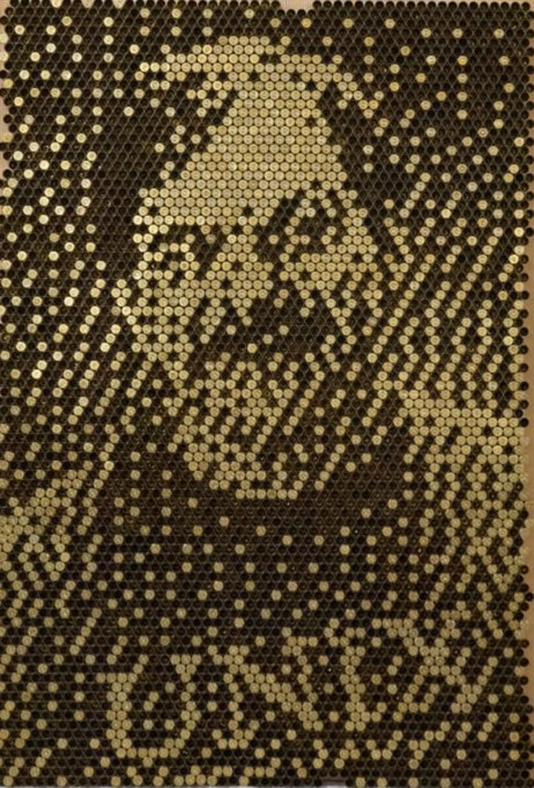 The FreshLife Of DatzREIN Portraits Made From Dice n Bullet Casing