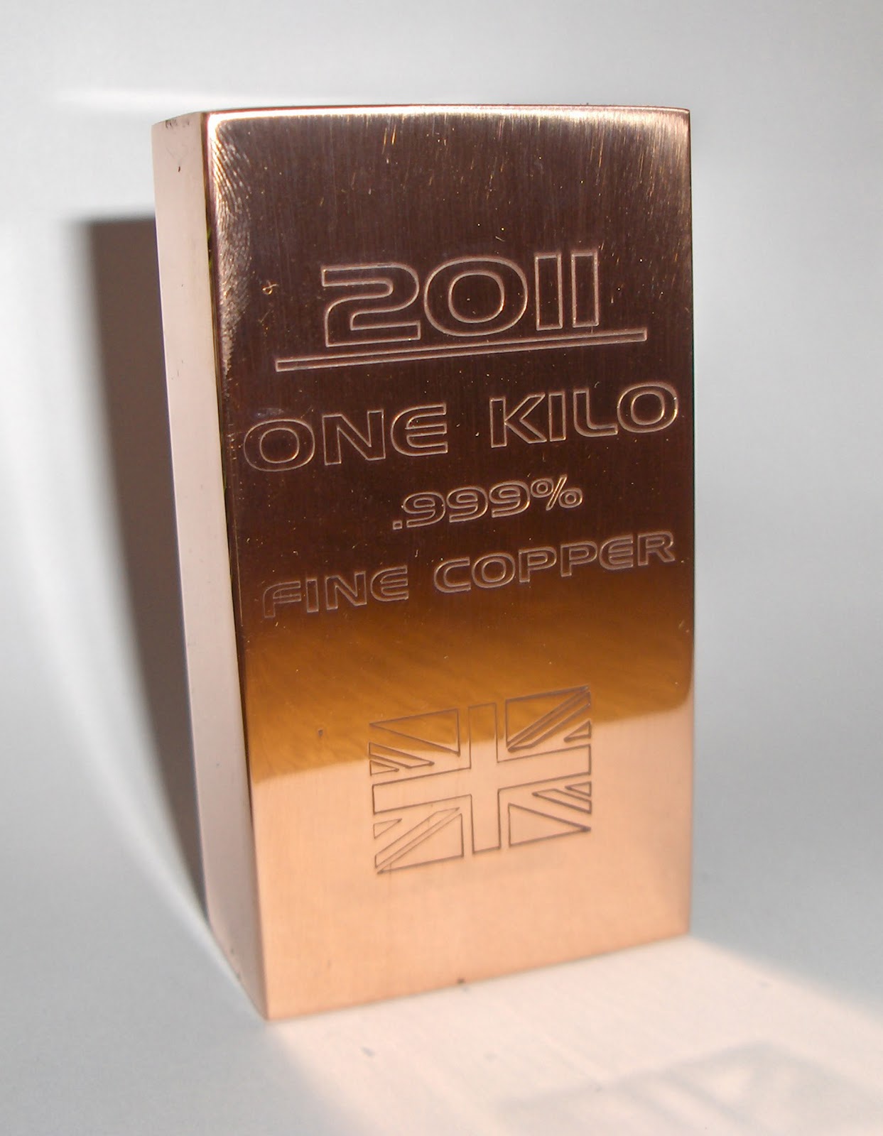 Last days of paper Copper 1 kilo bars ready for sale