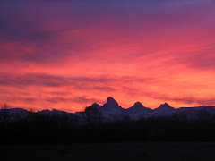 Tetons sunset