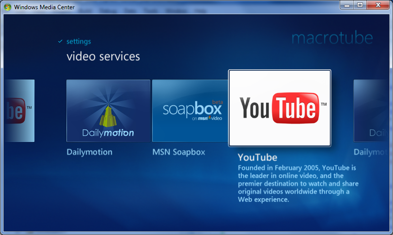 Windows 7 Download Media Center