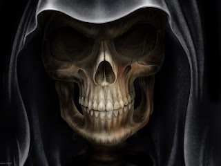 evil scary halloween skull Myspace