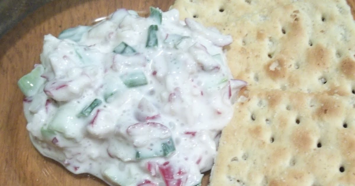 Knead a Recipe?! Creamy Radish Dip