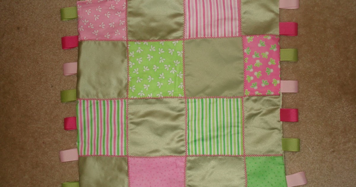 Just Lindsey Bridesmaid dress turned into a baby blanket!