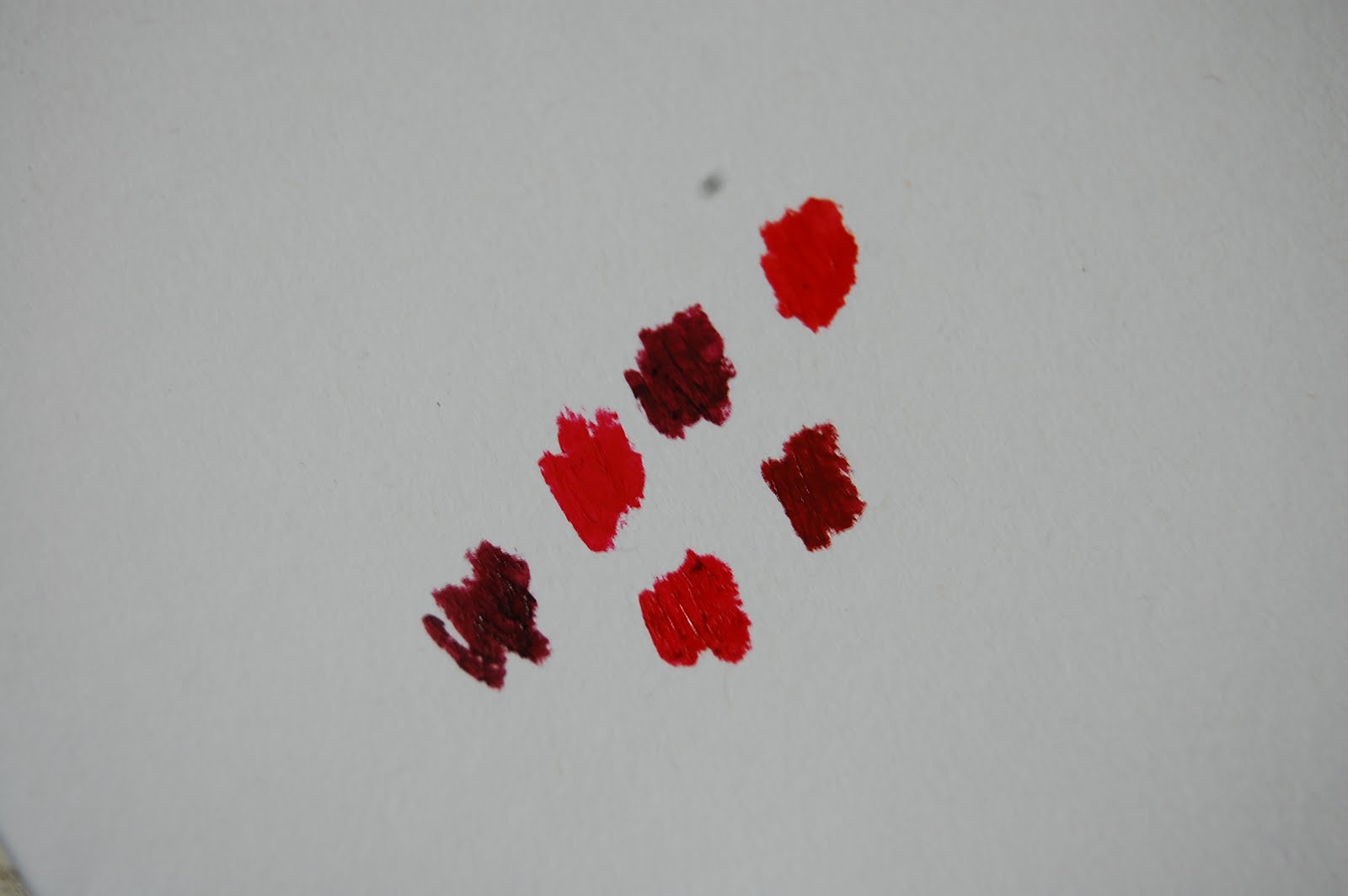 burgundy, maroon and blood red What Olivia Did