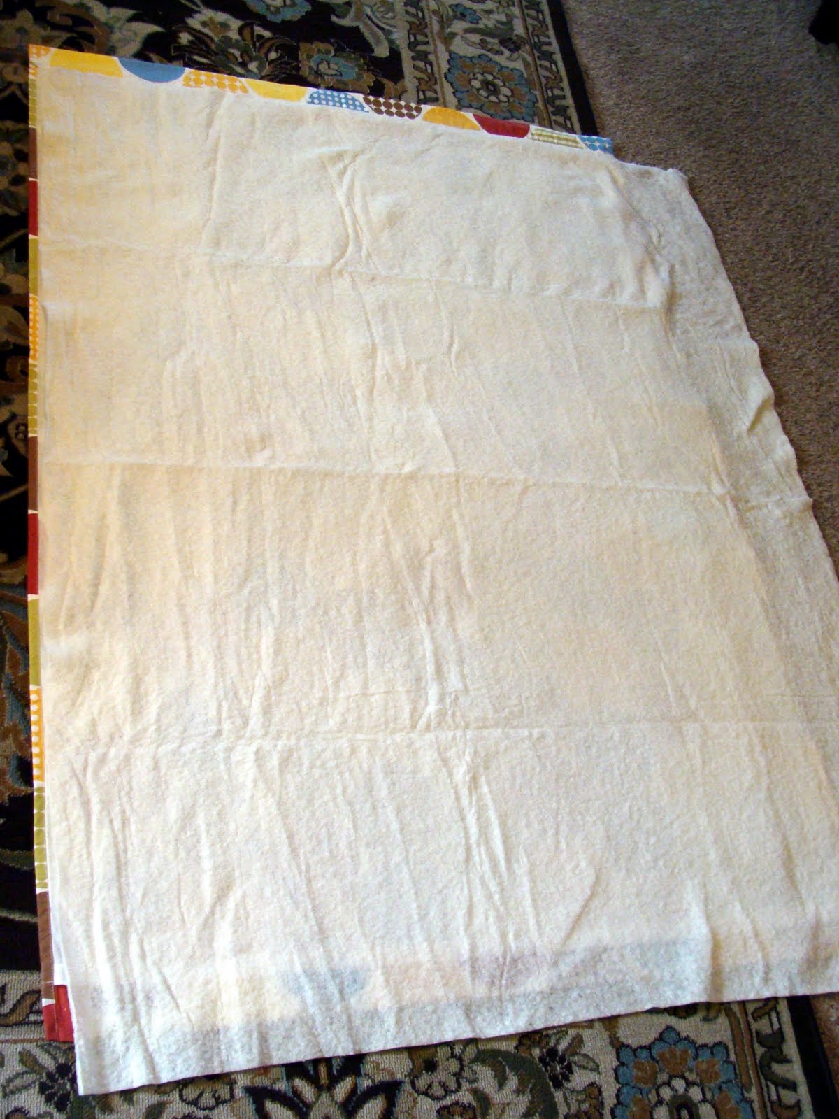 diddle dumpling Curtain turned blanket