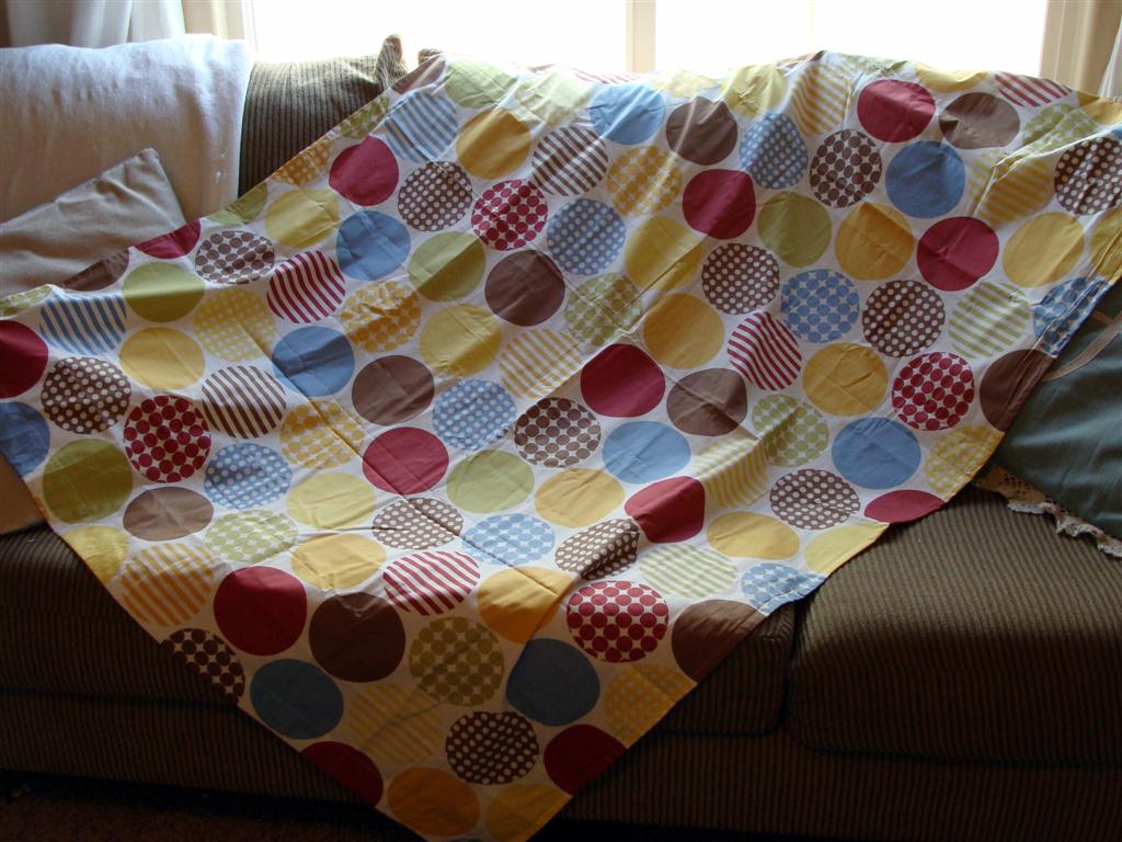 diddle dumpling Curtain turned blanket