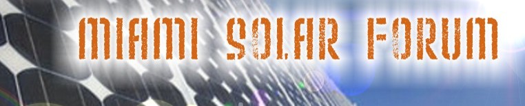 Miami Solar Forum