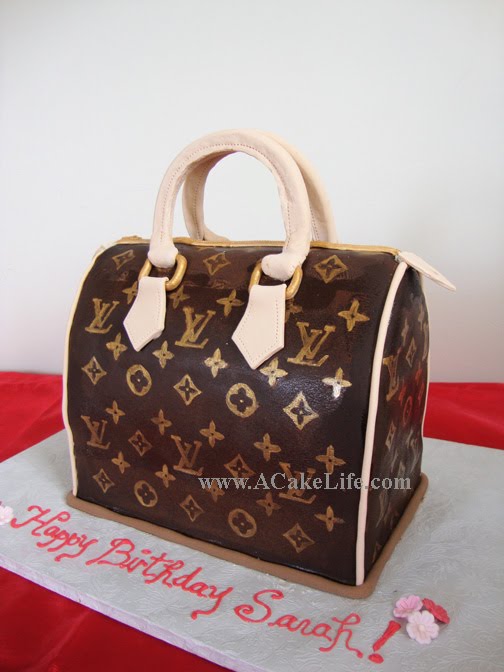 Cori's Cake Dreams - Her favorite! Louis Vuitton and roses Happy