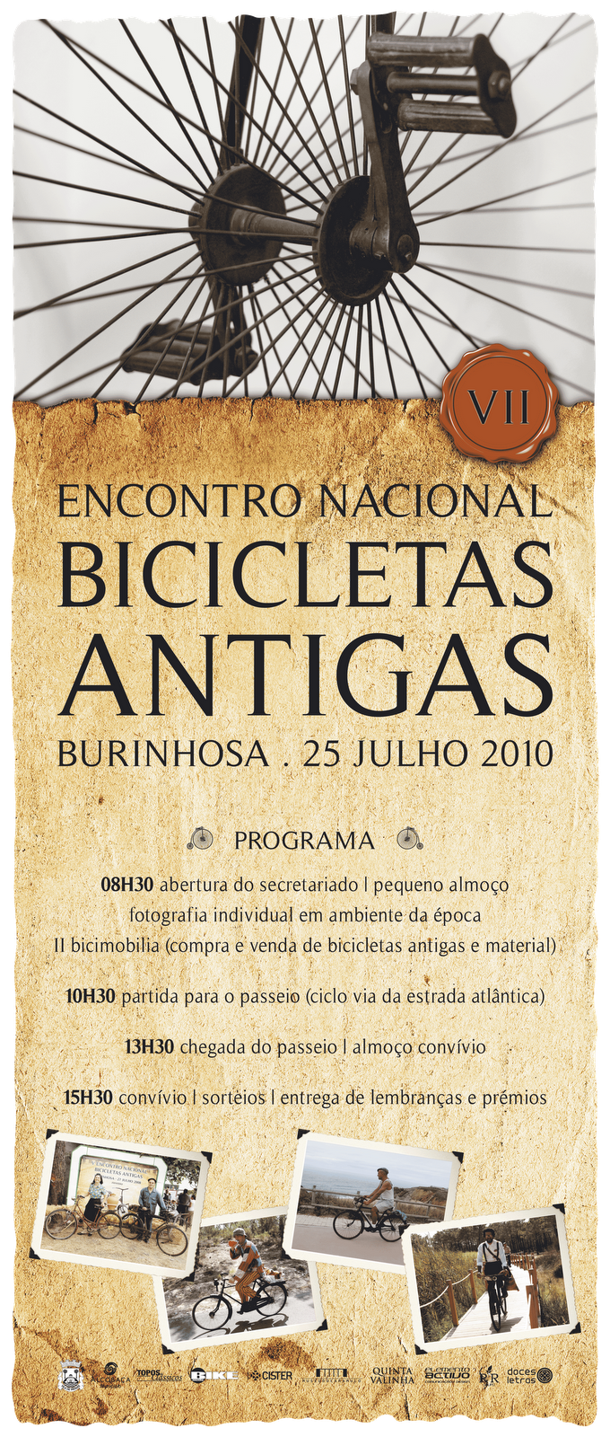 programa Encontro Bicicletas Antigas