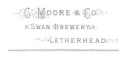 G Moore letterhead, c1874