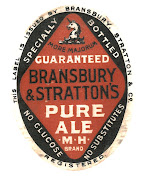 Bransbury & Stratton's Pure Ale label c1913-1914